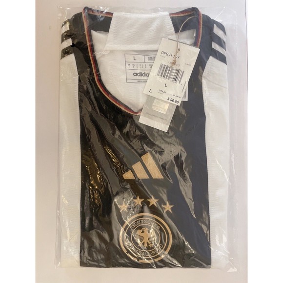 Germany 22/23 Home World Cup Adidas Authentic Soccer Jersey Size L HF1693 - NWT - Picture 2 of 9